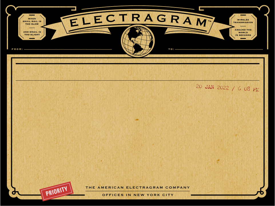 Customize an electragram now!